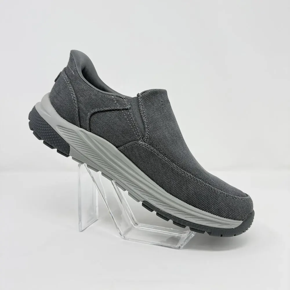 Skechers Slip-ins Meredayton Charcoal Men’s 9 Relaxed Fit Goodyear